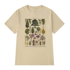 Summer Fashion Unisex Tshirt Vintage Tree Women Tshirts Grap