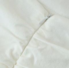 Summer Pleated Decorative Stitching Mid-waist Skirt - kinko