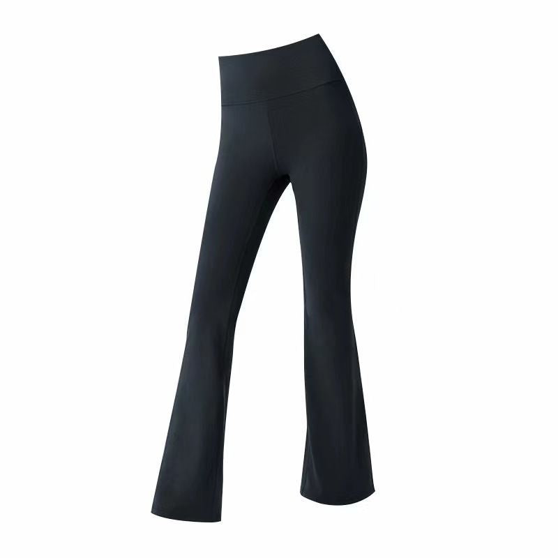 Fleece-lined Thick Shark Pants High Waisted Tuck Pants Slimming And Tight Yoga Pants - kinko