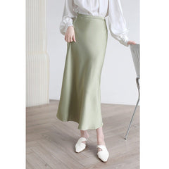 High-grade Silk Mid-length High-end Fishtail Long Skirt - kinko