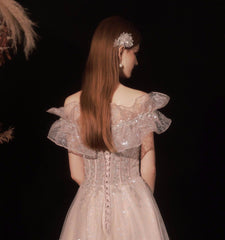 Women's Off Shoulder Dinner Dress - kinko