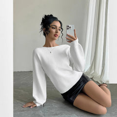 Fashion Bowknot European And American Women's Sweater - kinko