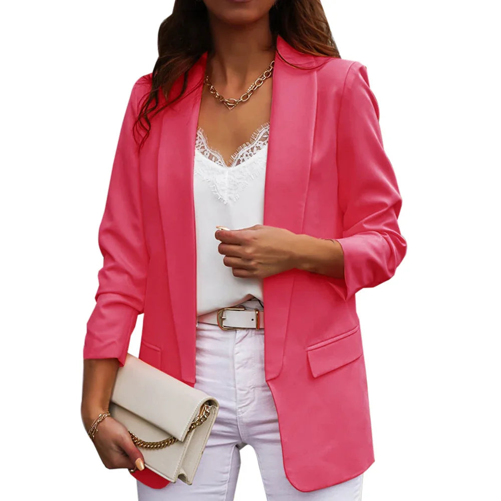 Elegant Blazer For Women Loose Blazer Jackets - kinko