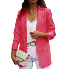Elegant Blazer For Women Loose Blazer Jackets - kinko