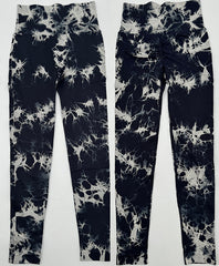 4pack Tie-dye Yoga Pants - kinko
