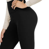 Velvet Padded Leggings High Waist Warm Hiking Workout Lady - kinko