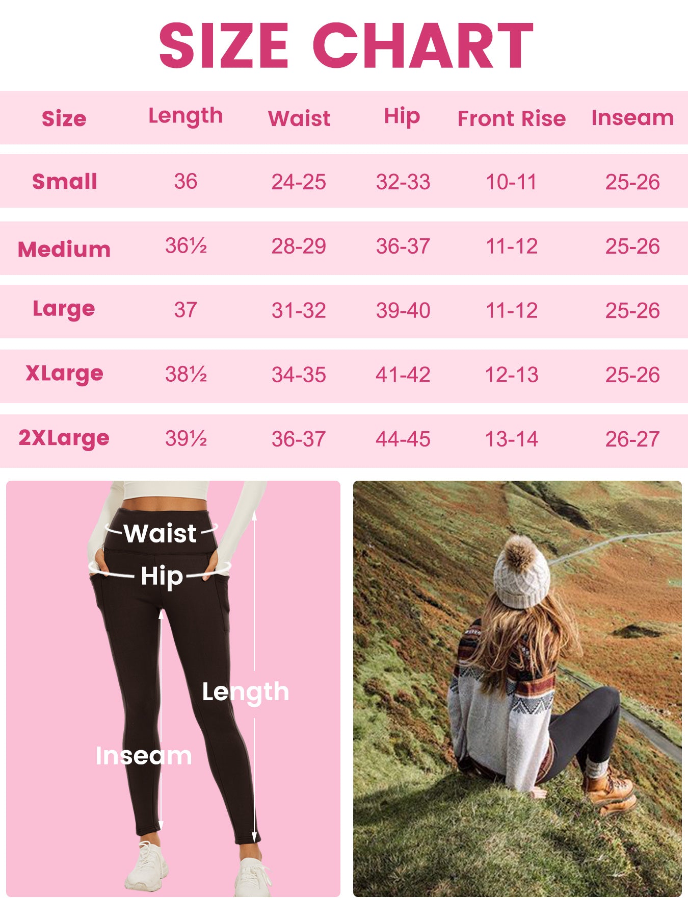 Leggings - Cropped High-rise Print 3 Pieces - kinko