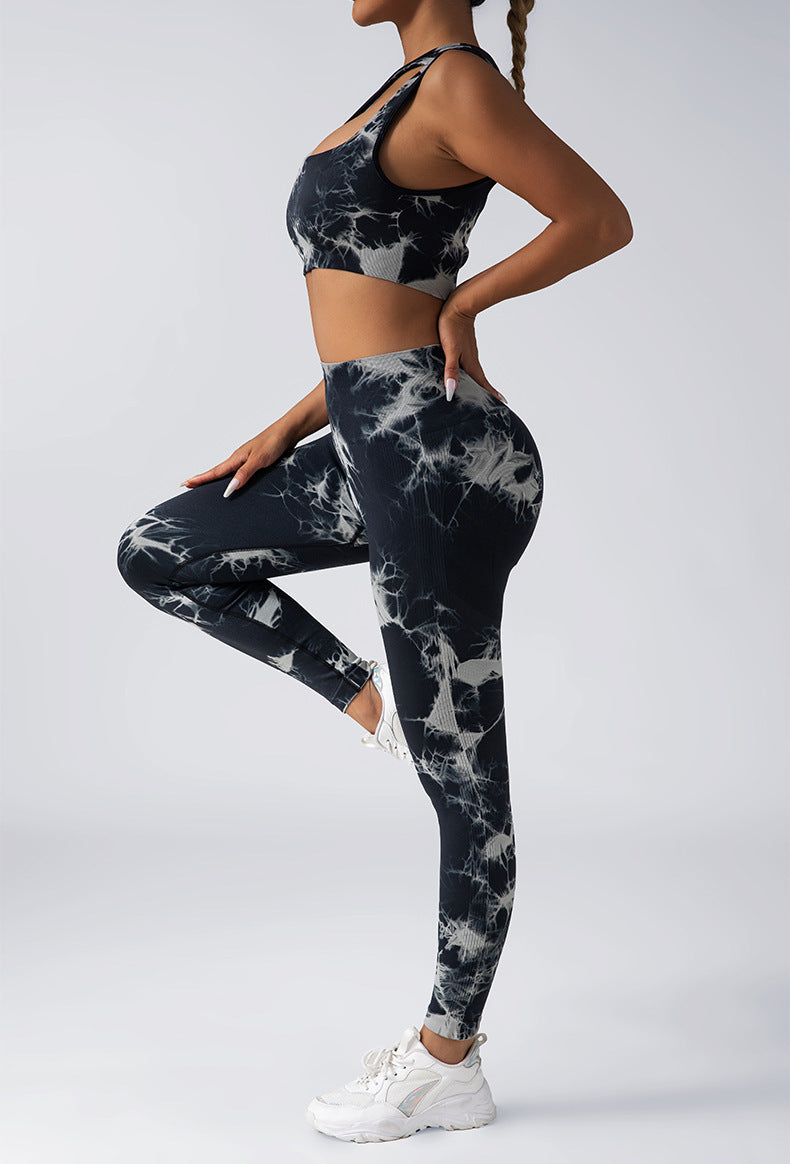 4pack Tie-dye Yoga Pants - kinko