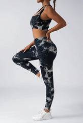 4pack Tie-dye Yoga Pants - kinko