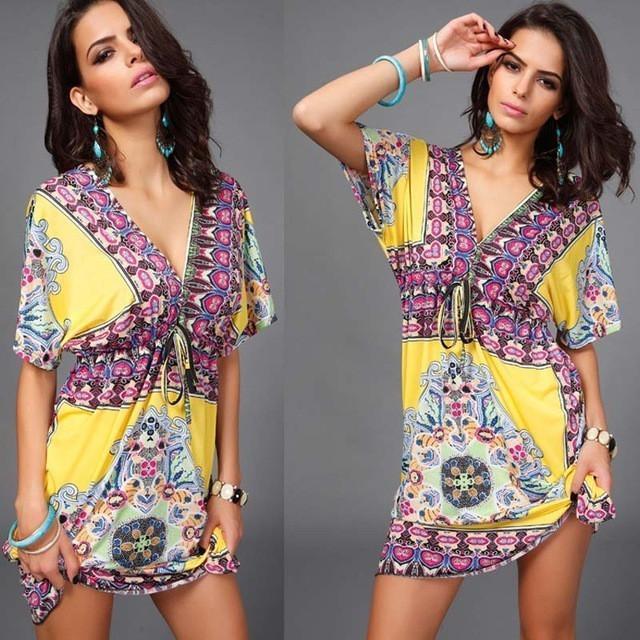 Boho Tribal Dresses - kinko