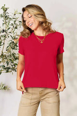 Basic Bae Full Size Round Neck Short Sleeve T-Shirt - kinko