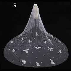 Bride Wedding Master Wedding Veil Long Long Tail - kinko