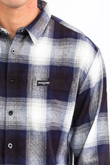 WEIV Men's Full Size Plaid Long Sleeve Flannel Shirt Plus Size - kinko