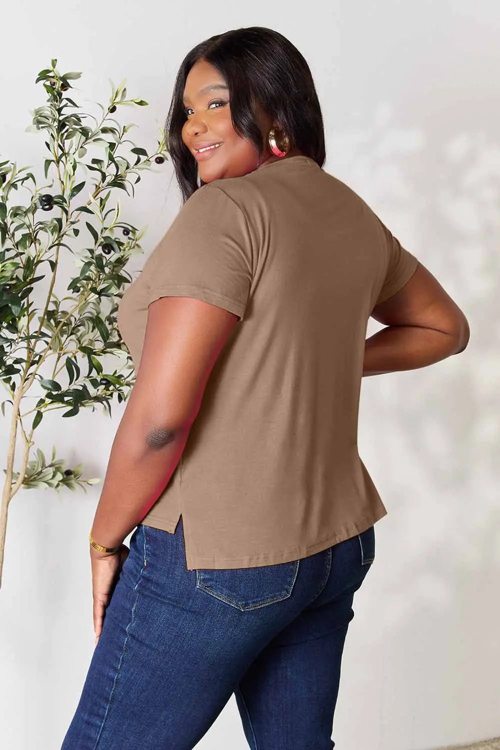 Basic Bae Full Size Round Neck Short Sleeve T-Shirt - kinko