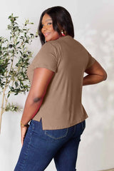 Basic Bae Full Size Round Neck Short Sleeve T-Shirt - kinko
