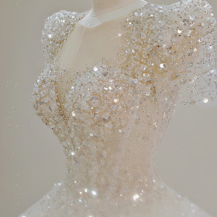 New Bridal Main Yarn Large Trailing Tail At Large Princess Senior Texture Small Out Of Doors Yarn - kinko