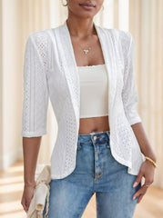 Women's Elegant Open-Front Cardigan