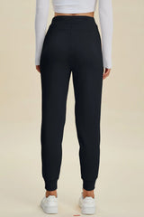 Basic Bae Full Size Air Scuba Drawstring High Waist Joggers - kinko