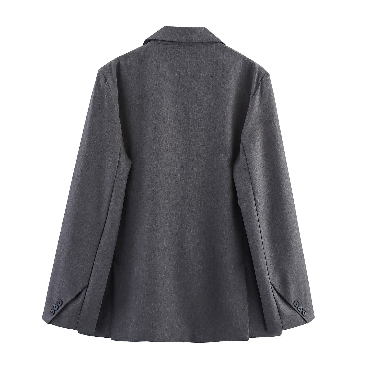 Small New Spring And Autumn Linen Minimalist Blazer - kinko