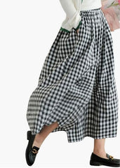 Fashion Casual Women Loose Wide-leg Skort - kinko