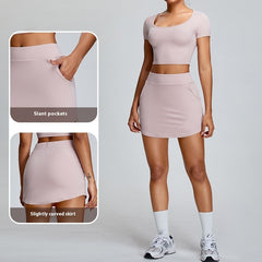 Spring And Summer A- Line Fashion Sports Skirt - kinko