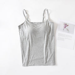 Women's Fashion Casual Solid Color Slim Tank Top