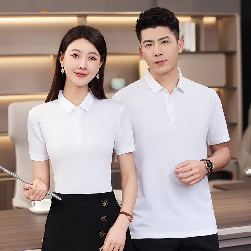 High-end Ice Ion Fiber Polo Shirt - kinko