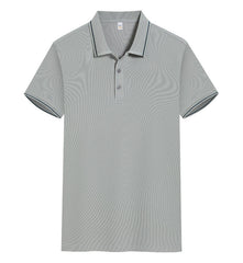 Polo Shirt Short Sleeve Lapel Printing Overalls - kinko