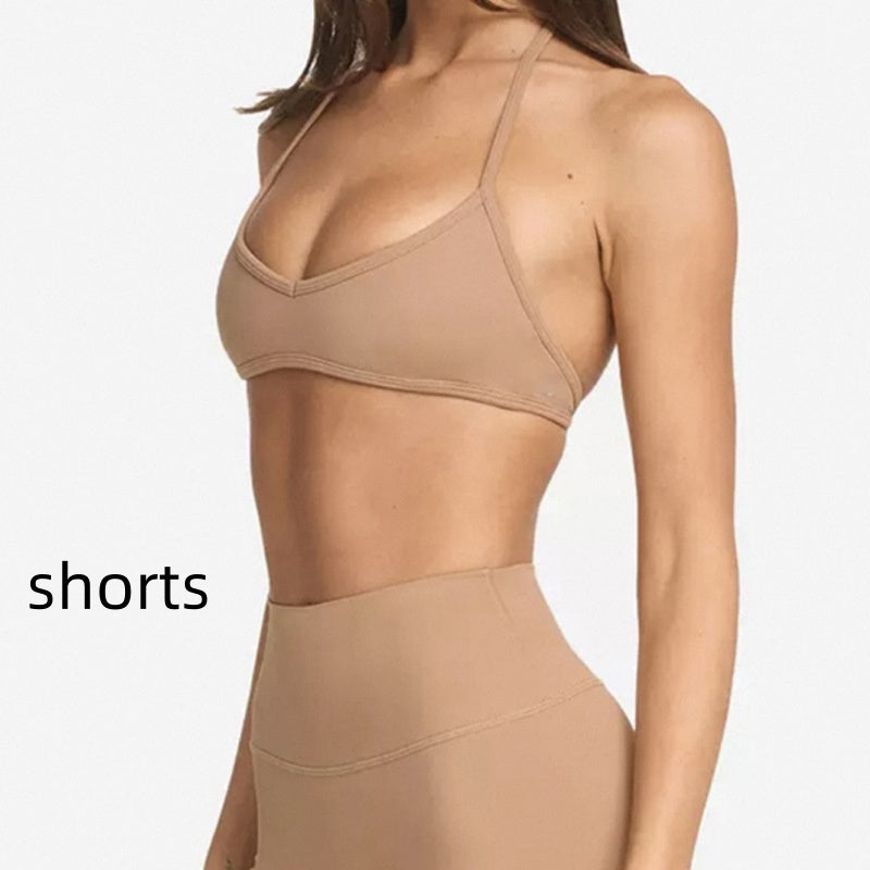 Yoga Vest Female With Chest Pad Sports Workout Bra - kinko