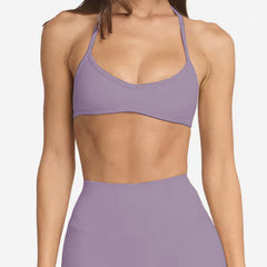 Yoga Vest Female With Chest Pad Sports Workout Bra - kinko