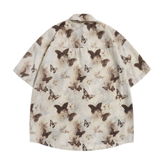 Loose Design Niche Half Sleeve Top - kinko