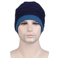 Foreign Trade Hat Fall Winter Men Wool Fashion Warm Hat Pullover Double-sided Outdoor Ski Hat