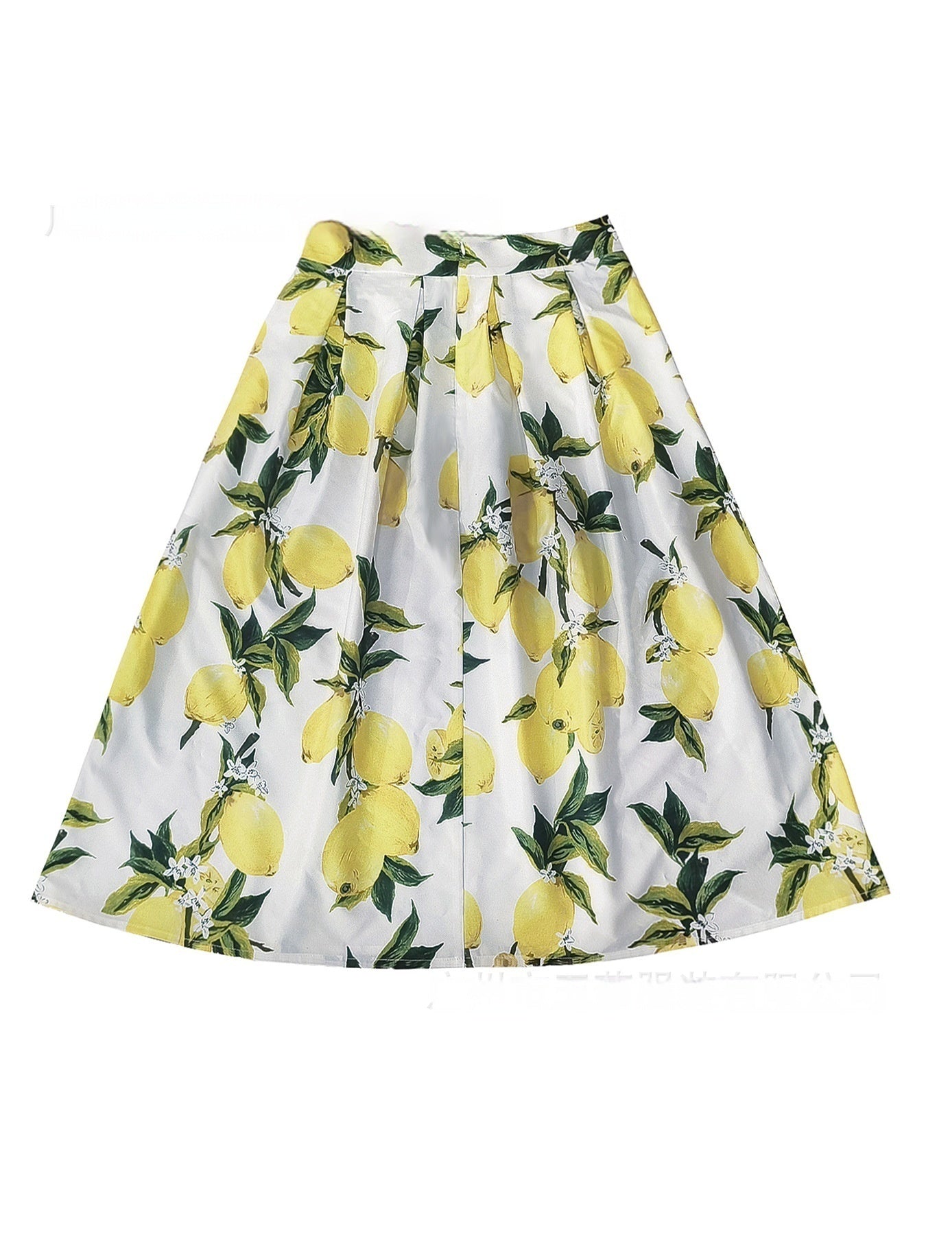 European And American Vintage Printed Floral Skirt - kinko