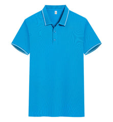 Polo Shirt Short Sleeve Lapel Printing Overalls - kinko