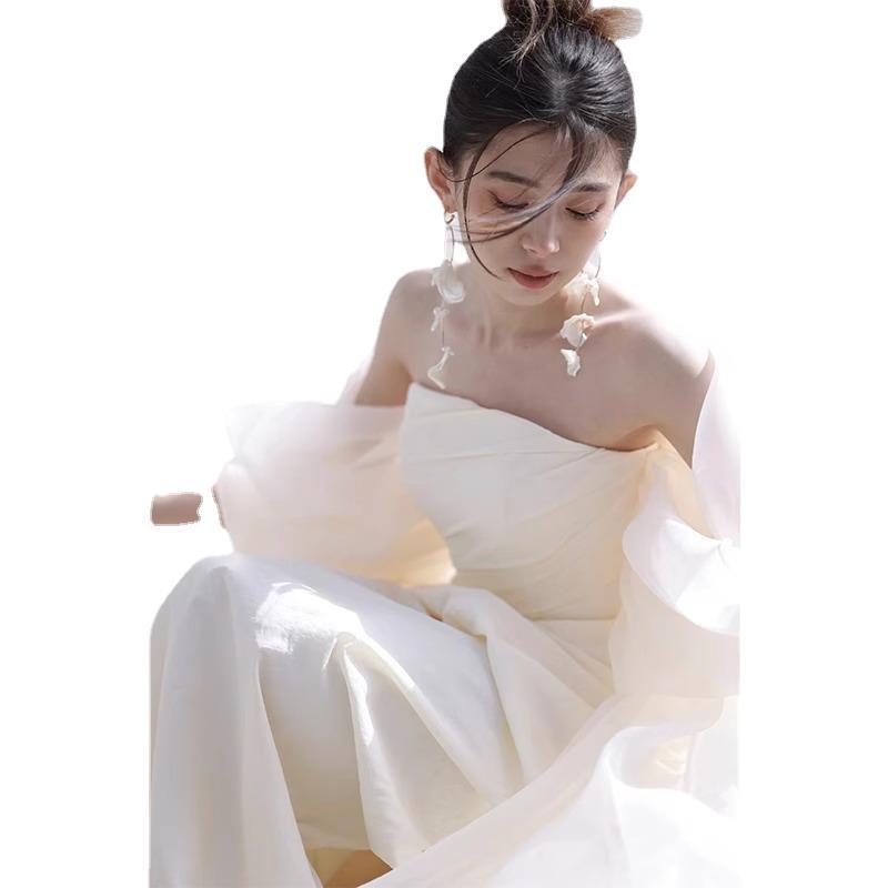 Outdoor Travel Shooting Light Yarn Dress Skirt - kinko