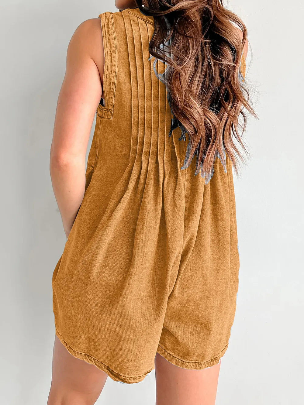 Tied Romper with Pockets - kinko