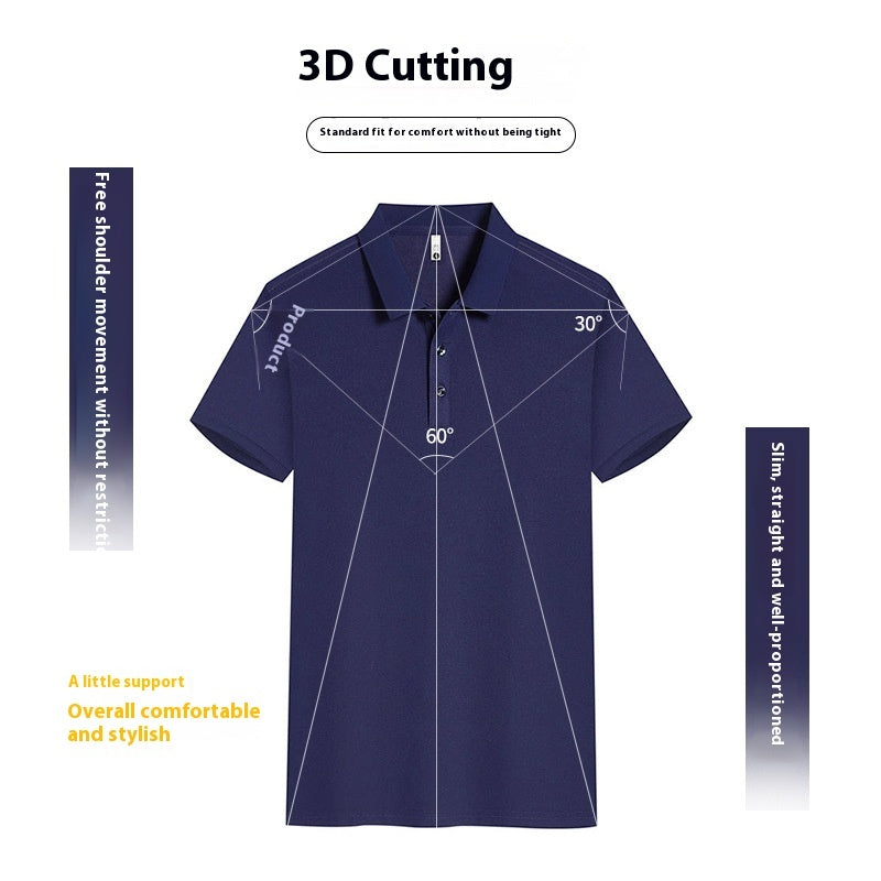 Work Clothes Lapel Short Sleeve - kinko