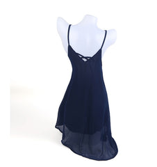 Summer European station new women's dresses Europe and the United States hot low-cut big swing strap short skirt - kinko