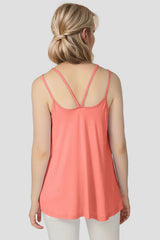 Basic Bae Bamboo Scoop Neck Double Spaghetti Straps Cami - kinko