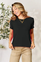 Basic Bae Full Size Round Neck Short Sleeve T-Shirt - kinko