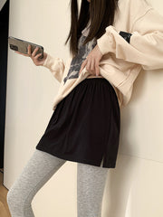 Winter Plus Size Inner Wear Bandage Dress With Sweater Bottoming Skirt - kinko