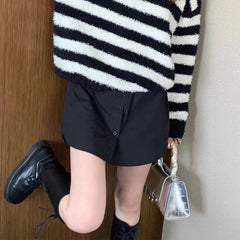 Winter Plus Size Inner Wear Bandage Dress With Sweater Bottoming Skirt - kinko