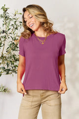 Basic Bae Full Size Round Neck Short Sleeve T-Shirt - kinko