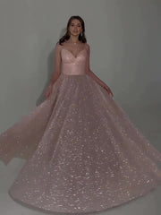 Sequined Backless Evening Dress - kinko