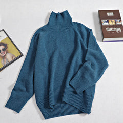 GIGOGOU Herbst/Winter Damen Rollkragenpullover
