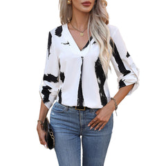 Fashion Summer Women's Shirt Loose Casual Top - kinko