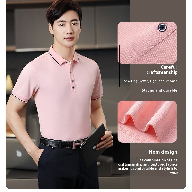 Beautician Short-sleeved Work Clothes Polo Shirt - kinko