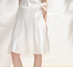 Summer Lace-up Skirt For Women All-matching A- Line Skirt - kinko