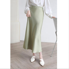 High-grade Silk Mid-length High-end Fishtail Long Skirt - kinko