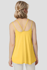 Basic Bae Bamboo Scoop Neck Double Spaghetti Straps Cami - kinko
